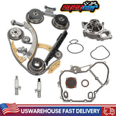 Timing Chain Kit VCT Selenoid Actuator Gear Water Pump Fit Chevrolet GM Ecotec 2.0L 2.4L 2006-2014