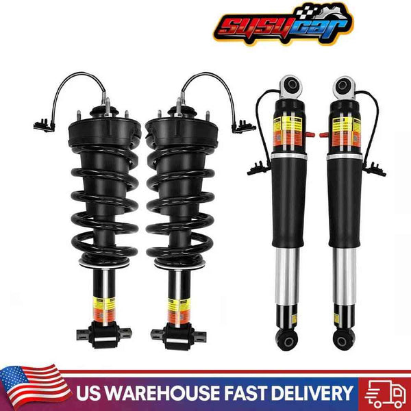 4x Front+Rear Air Shocks Struts Absorbers Assembly with Magnetic Ride Control Suspension for 2015-2020 Cadillac Chevrolet Tahoe GMC Yukon
