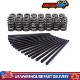 600"Drop In Beehive Valve Springs & 7.400" 5/16" Chrome Pushrods for Chevrolet GM Cadillac LS1 LS2 LS3 LS6