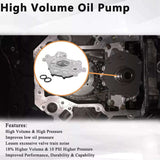 M295HV New Oil Pump For Chevy Chevrolet Silverado GMC LS1 LS2 LS6 4.8 5.3 5.7 6.0 Engines High Volume