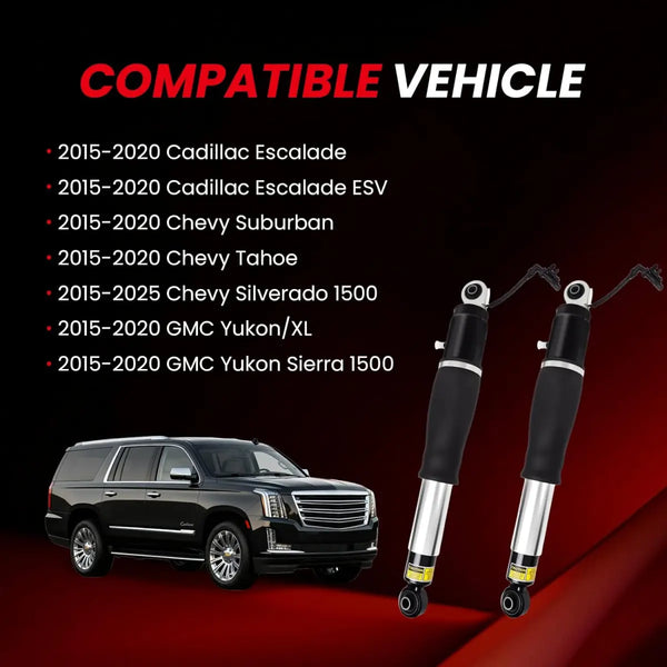4x Front+Rear Air Shocks Struts Absorbers Assembly with Magnetic Ride Control Suspension for 2015-2020 Cadillac Chevrolet Tahoe GMC Yukon