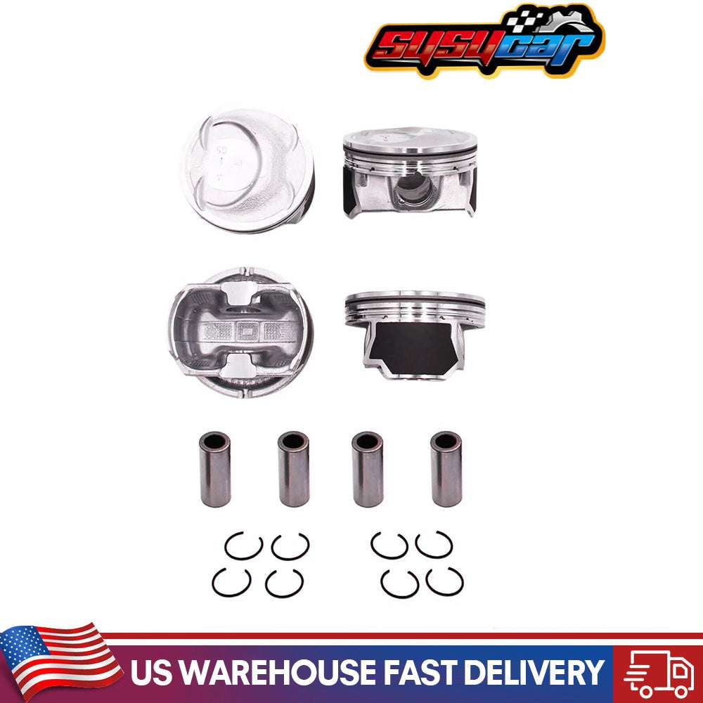 Engine Piston & Pin & Snap Ring Kit for  Hyundai Sonata Kia Optima 2.4L 2010-2019
