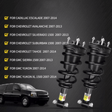 2Pcs Front Struts Shock Strut Absorber For Chevrolet Tahoe GMC 2007-2014 Cadillac Escalade 5.3L 6.2L