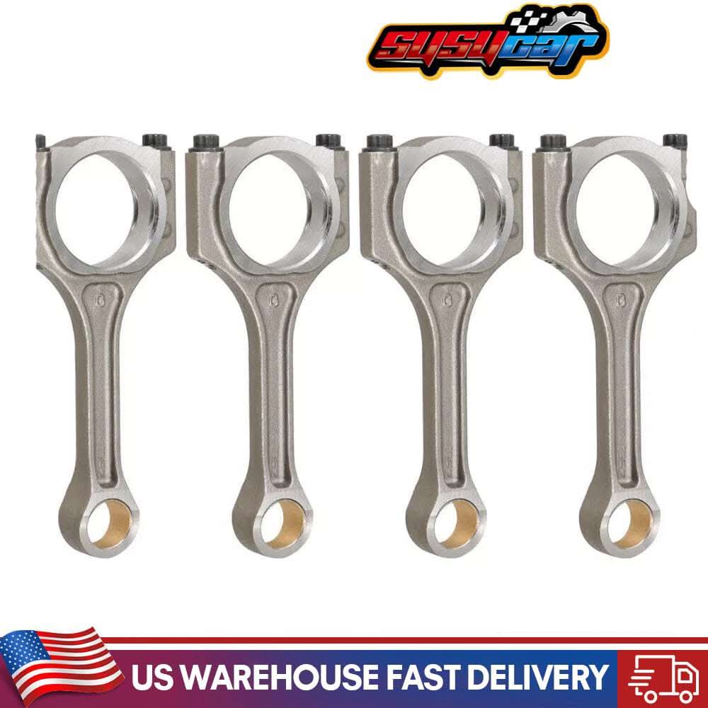 4PCS Connecting Rod for 2011-2020 Kia Sorento Sportage Hyundai Sonata Santa Fe Sport 2.4L 23510-2G540