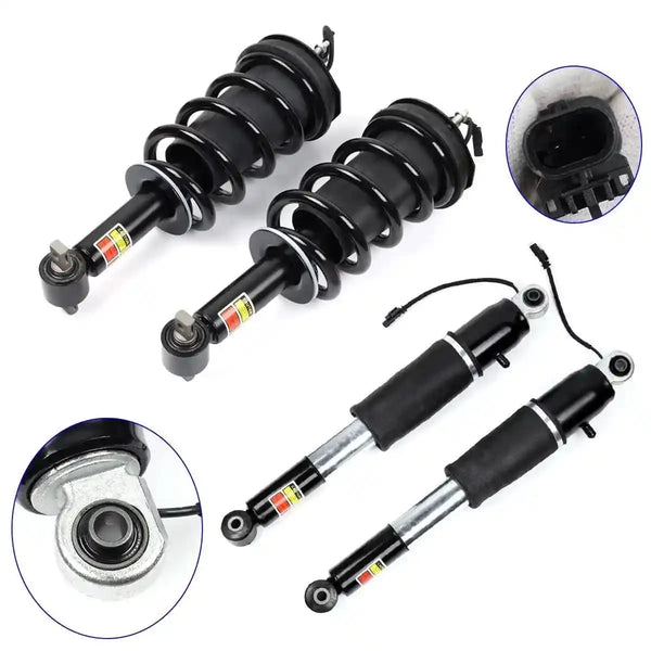 4x Front+Rear Air Shocks Struts Absorbers Assembly with Magnetic Ride Control Suspension for 2015-2020 Cadillac Chevrolet Tahoe GMC Yukon
