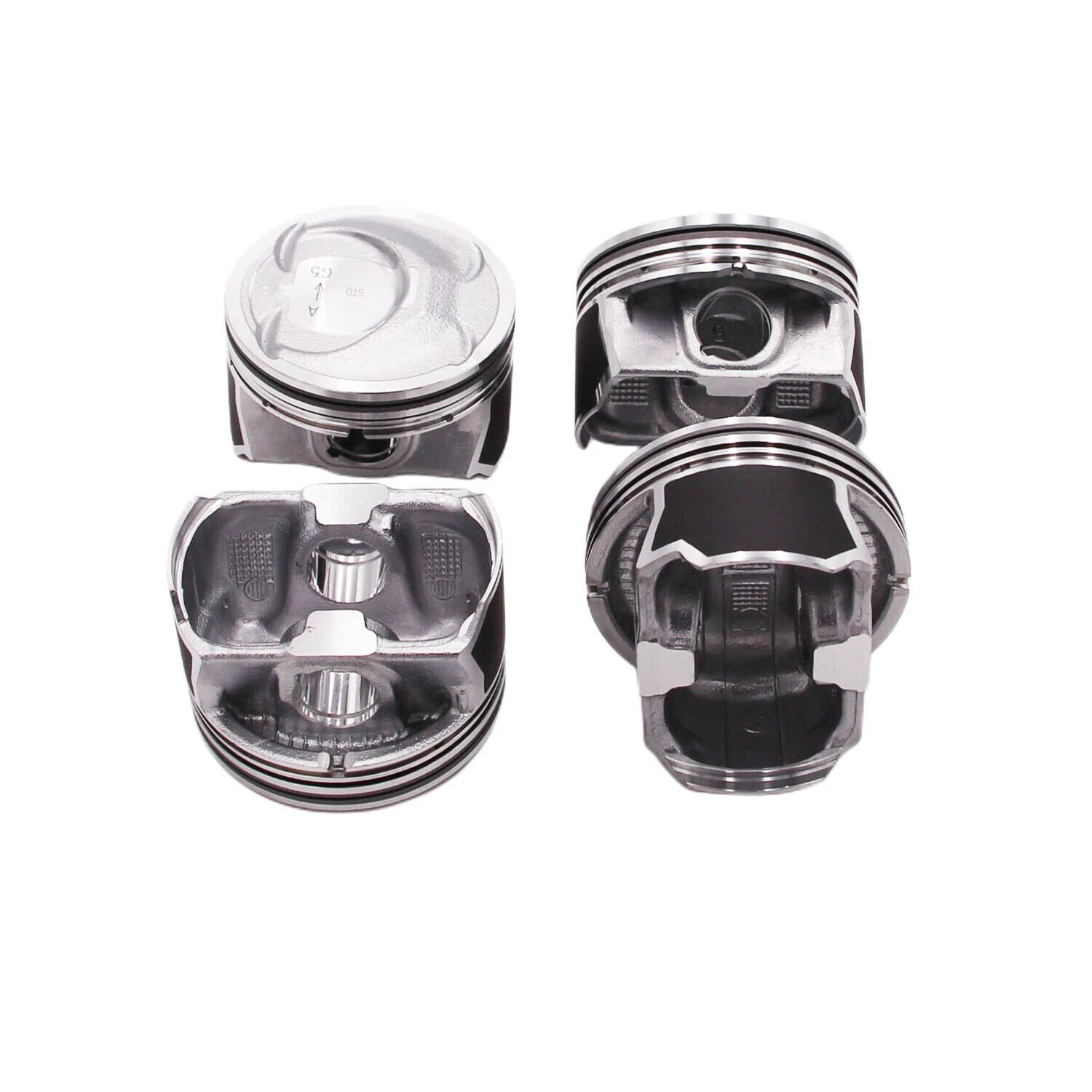 Engine Piston w/ Rings Kit Fit For 2010-2019 Kia Sorento Optima Hyundai Sonata 2.4L Replace 23410-2G500