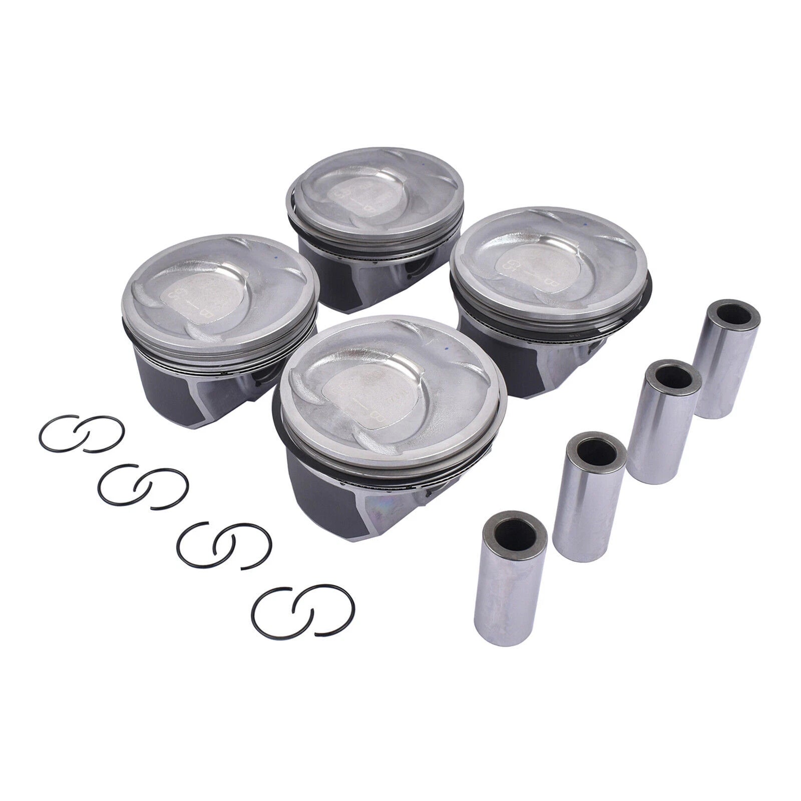 Engine Piston w/ Rings Kit Fit For 2010-2019 Kia Sorento Optima Hyundai Sonata 2.4L Replace 23410-2G500