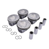 Engine Piston w/ Rings Kit Fit For 2010-2019 Kia Sorento Optima Hyundai Sonata 2.4L Replace 23410-2G500