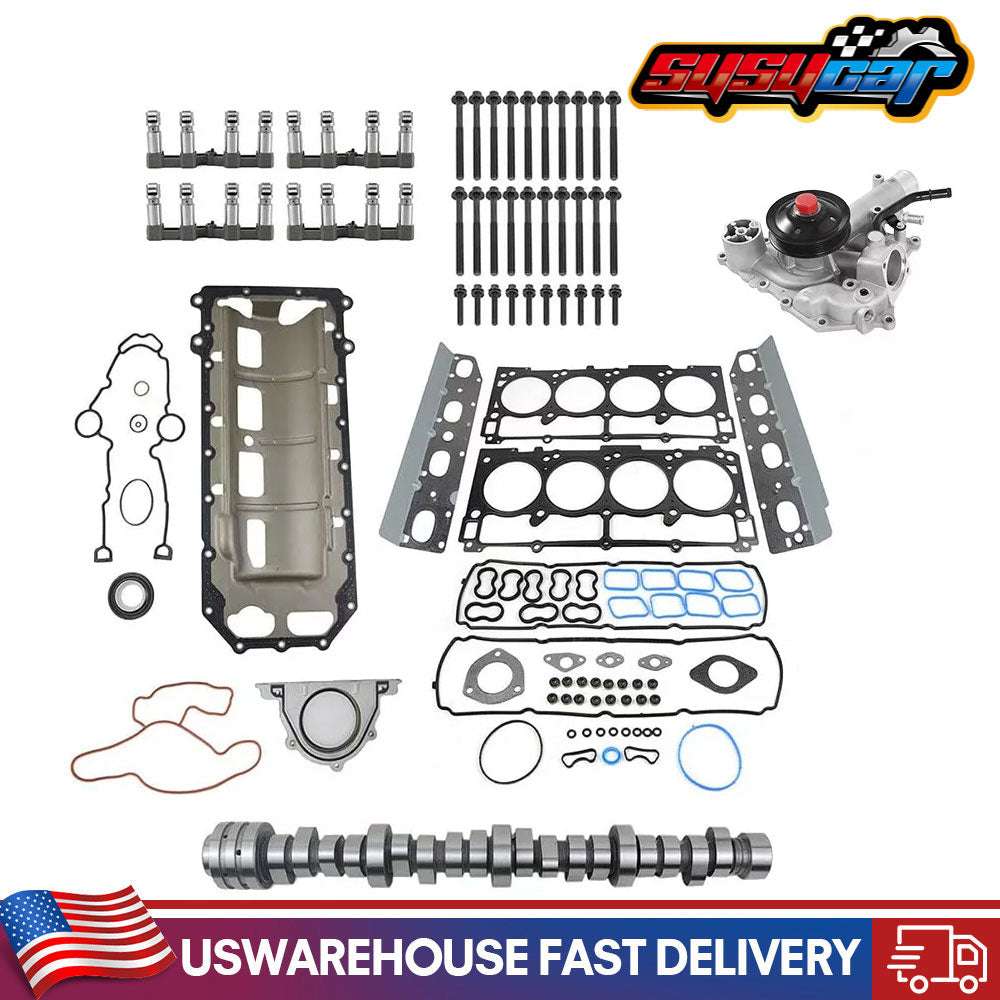 For Chrysler Dodge Ram 1500 5.7 hemi engine 2009-2019 MDS lifters kit Camshaft water pump kit