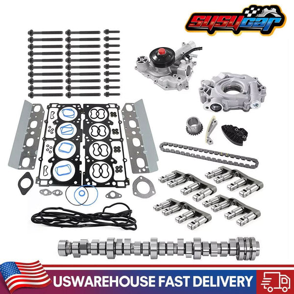 Camshaft kit For Dodge Ram1500 5.7 hemi 2009-2019 MDS lifters kit cam timing chain vvt water pump oil pump