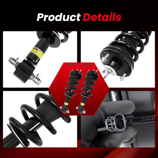 4x Front+Rear Air Shocks Struts Absorbers Assembly with Magnetic Ride Control Suspension for 2015-2020 Cadillac Chevrolet Tahoe GMC Yukon