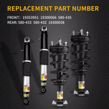 Front&Rear Air Shocks Struts Magnetic Ride for 2007-2020 Chevrolet Tahoe Cadillac Escalade GMC Yukon 6.2L