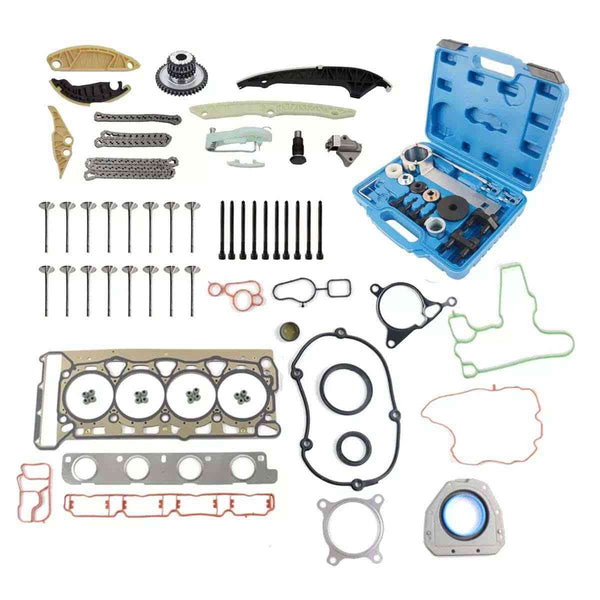 Head Gasket Set Timing Chain Tool Kit For Audi VW 2008-2015 TSI TFSI 2.0T