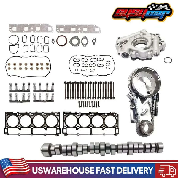MDS Lifters kit timing chain oil pump FOR 2003-2008 Dodge Ram 1500 2500 3500 Chrysler Jeep 5.7 HEMI camshaft kit