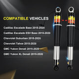 Pair Rear Air Shock Absorber Assembly For 2015-2020 Cadillac Escalade Chevy Suburban Tahoe Silverado GMC Yukon XL Sierra 1500