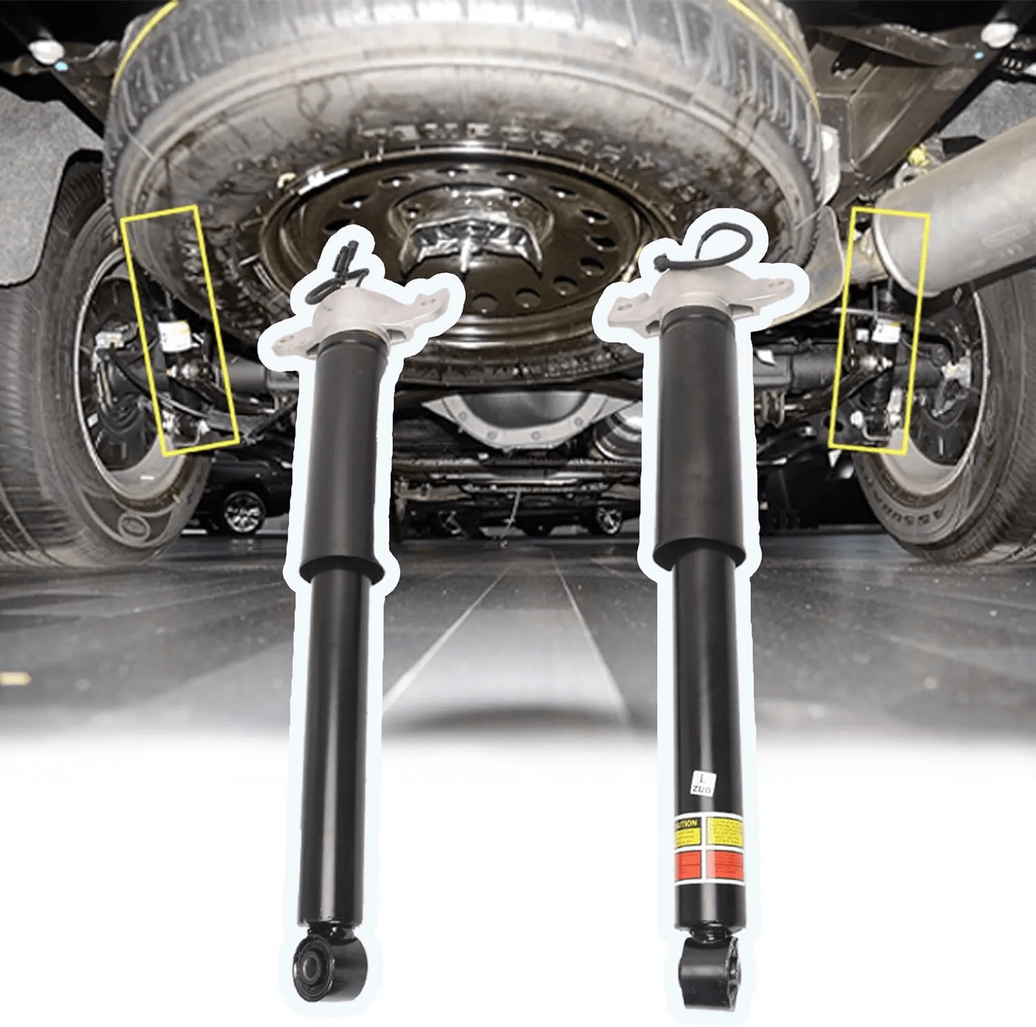 4PCS Front & Rear Shocks Struts Assembly Compatible For Cadillac XTS 3.6L V6 2013-2019 Front Strut Assys + Rear Shock Absorbers