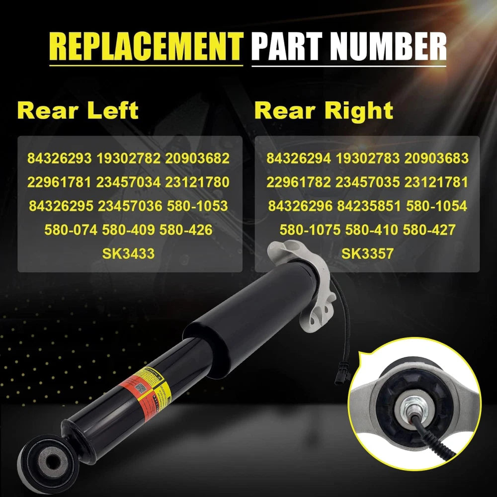 Rear Left&Right Shocks Absorber Assembly w/Megnetic MRC for 2013-2019 Cadillac XTS 3.6L