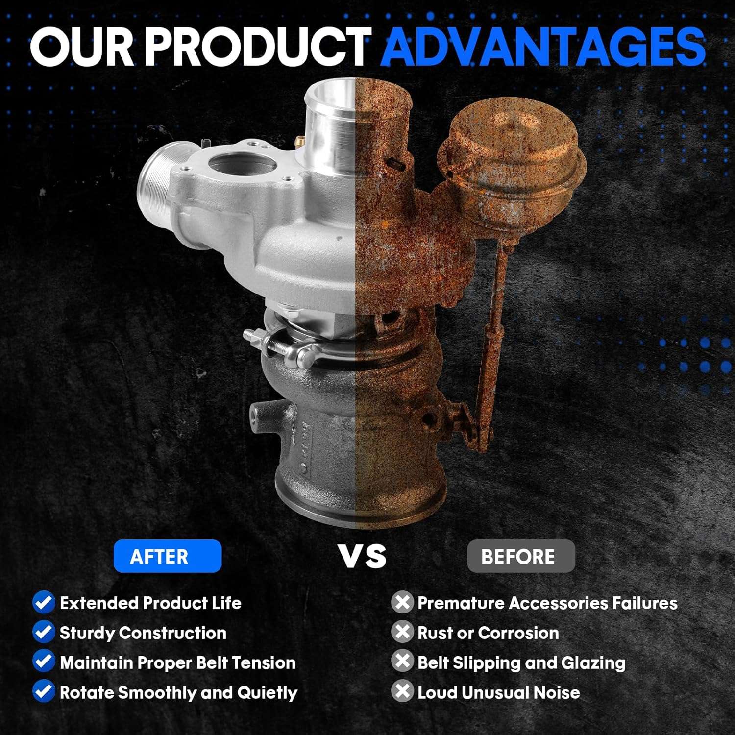 Turbo Turbocharger for 2013-2023 Dodge Dart Fiat 500 Jeep Renegade 1.4L Replaces# 04892938AB 04892938AC 799502-0001 799502-5001