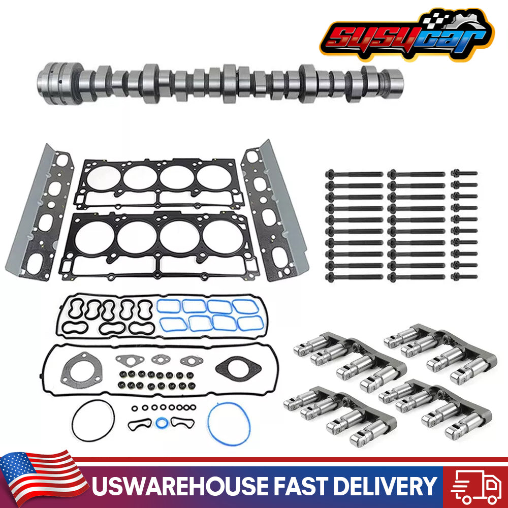 5.7L MDS Hemi Lifters Camshaft Head Gaskets Kit For Dodge Durango Ram 1500 5.7L Hemi 2009-2019 Replace 53022263AF 53021726AD 53022372AA HS54418