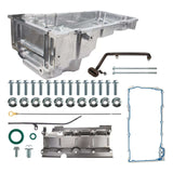 Performance Aluminum Oil Pan Kit for Chevrolet GM LS1 LS3 LSA LSX 5.0L 5.3L 5.4L 5.7L 1955-1987 Replacement 19212593
