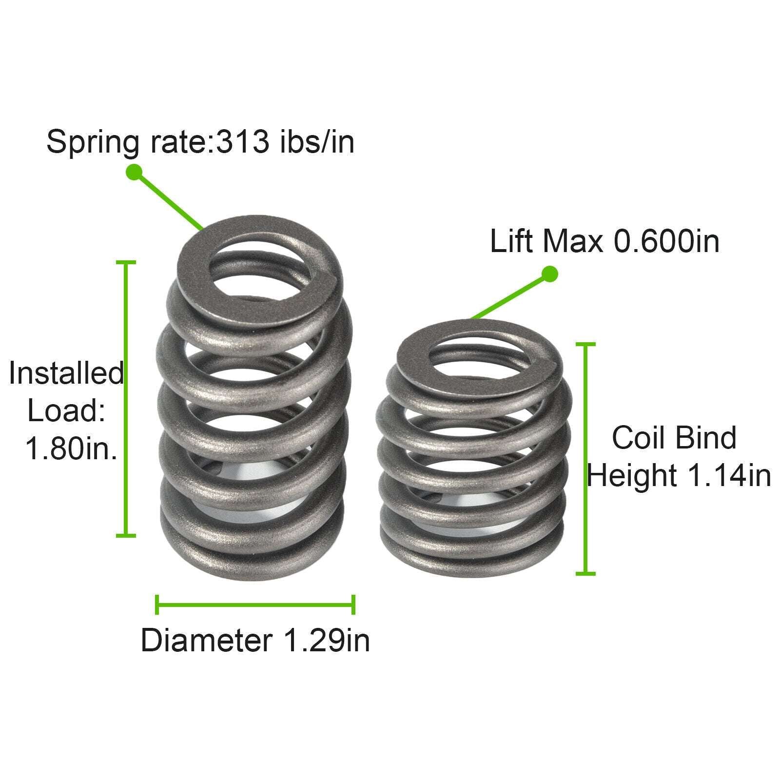Camshaft E-1841-P Sloppy Stage 3 .595" Springs+Gasket+Bolt Kit for Chevy LS1 CAM Camshaft kit