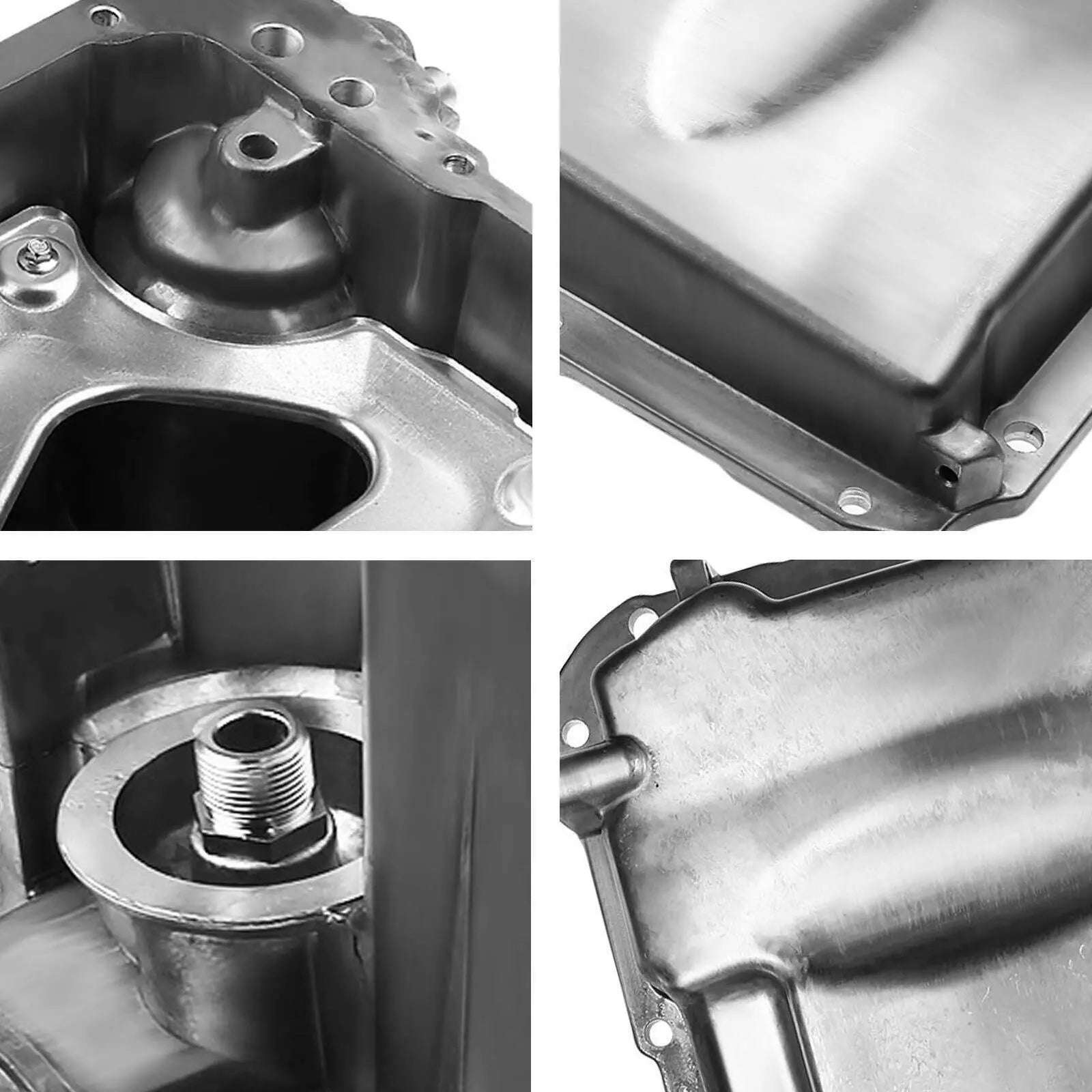 Performance Aluminum Oil Pan Kit for Chevrolet GM LS1 LS3 LSA LSX 5.0L 5.3L 5.4L 5.7L 1955-1987 Replacement 19212593