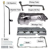 Performance Aluminum Oil Pan Kit for Chevrolet GM LS1 LS3 LSA LSX 5.0L 5.3L 5.4L 5.7L 1955-1987 Replacement 19212593