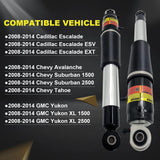 Rear Air Shock Struts Absorber w/Magnetic Ride Control for 2007-2014 Cadillac Escalade Chevy GMC Yukon